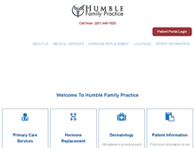 Tablet Screenshot of humblefamilypractice.com